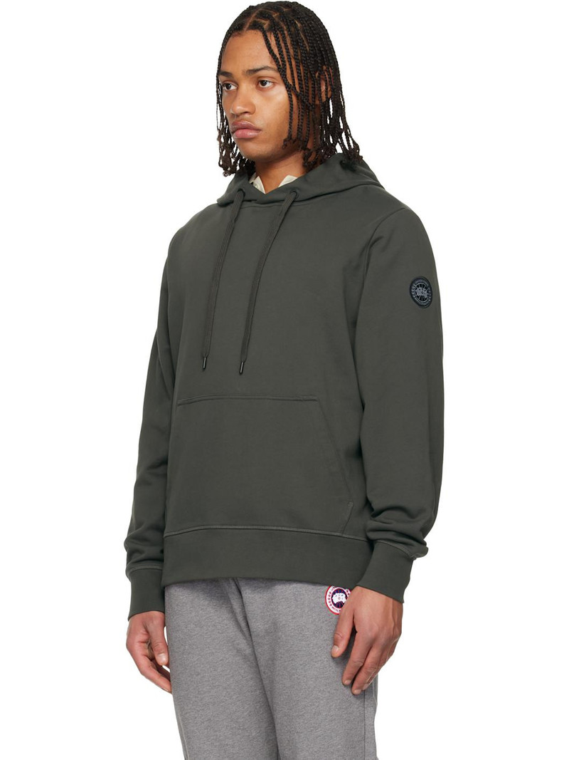 Canada Goose Khaki Huron Hoodie outlook