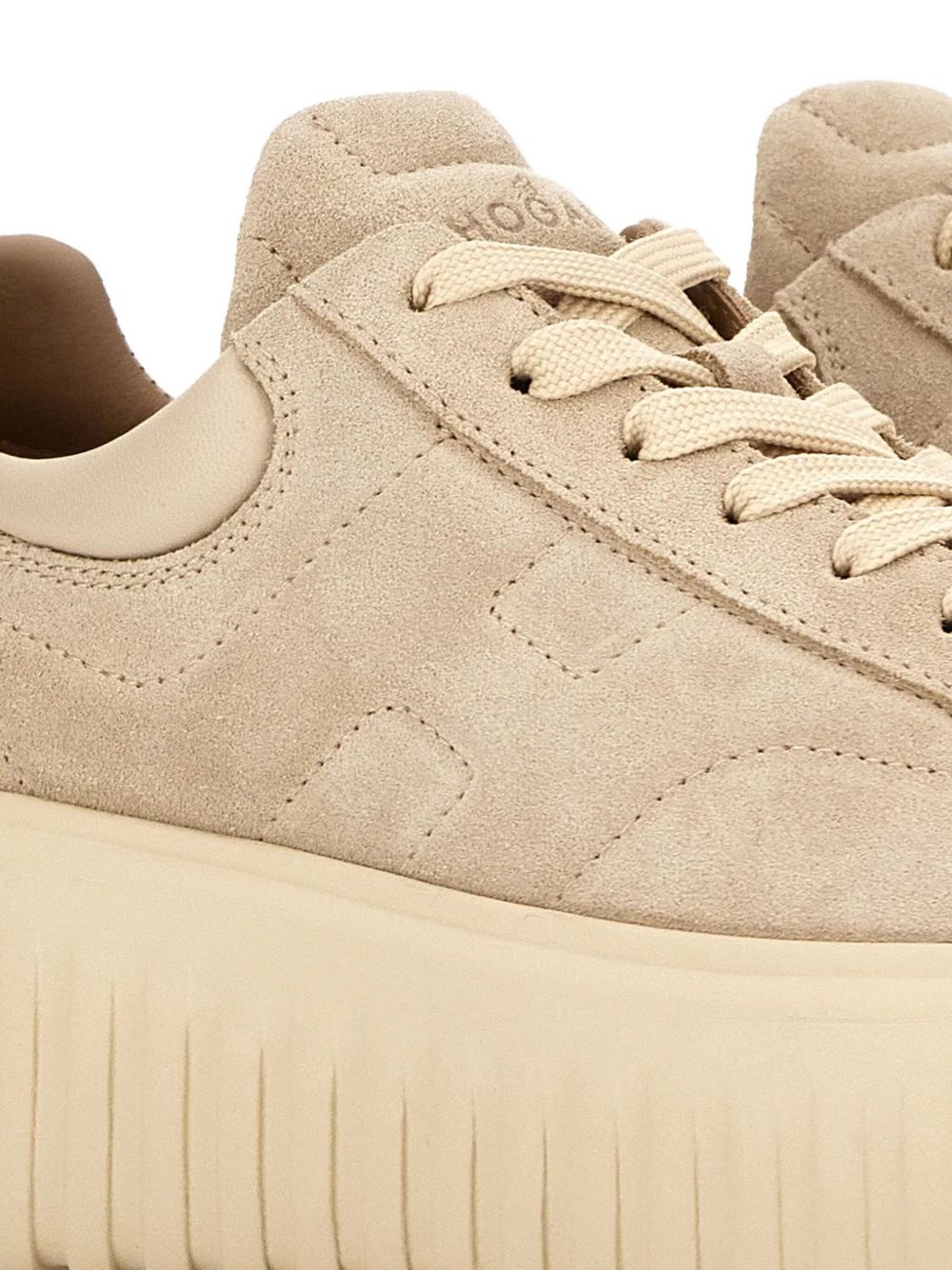 H detail platform sneakers - 4