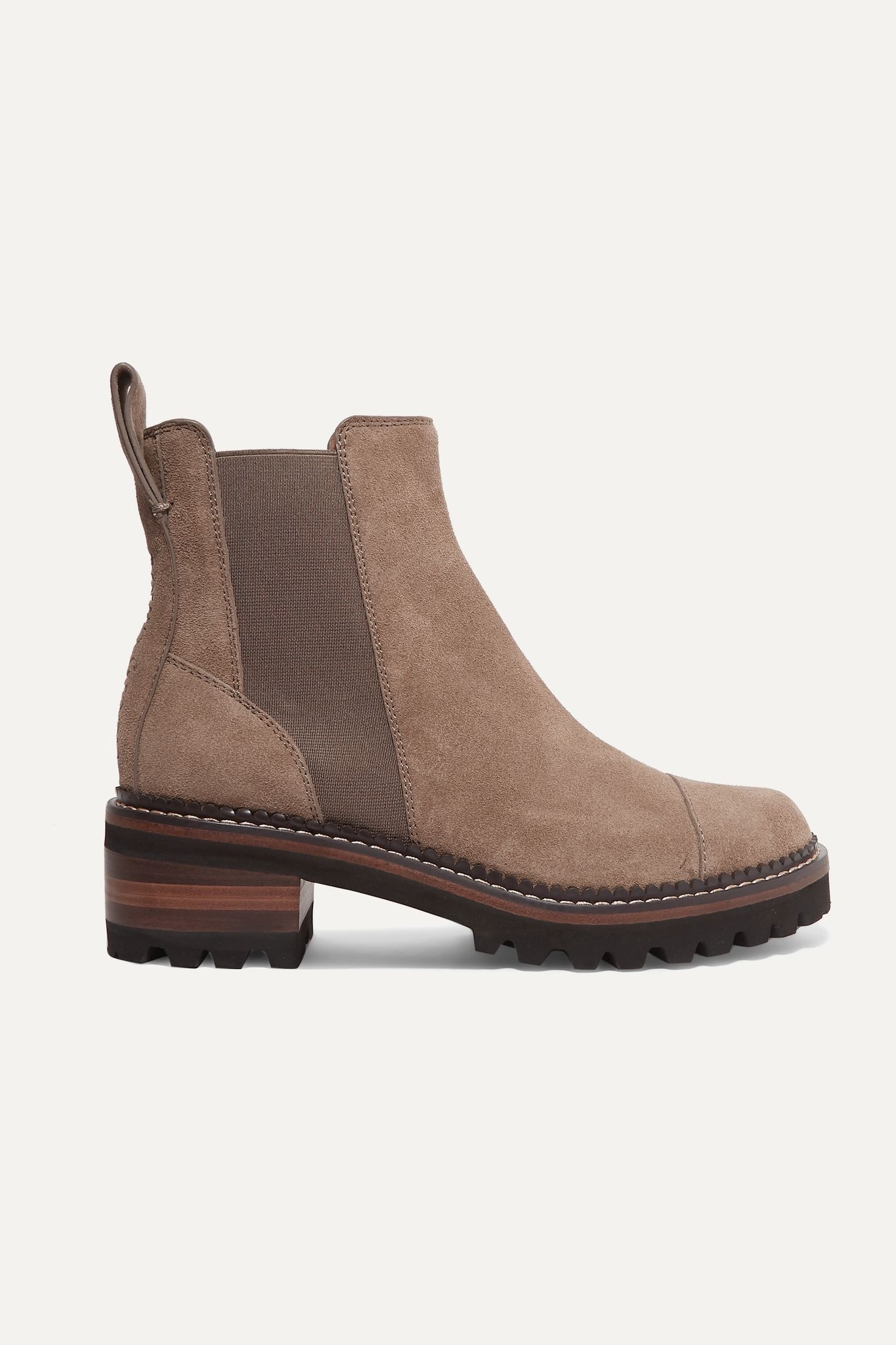 Suede Chelsea boots - 1