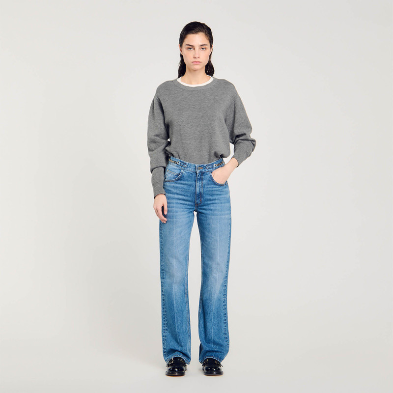 Sandro CURB CHAIN JEANS outlook