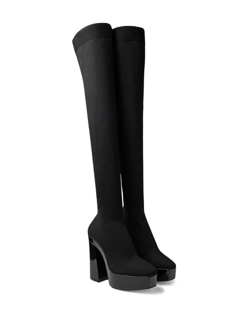 Giome 140mm over-the-knee platform boots - 2