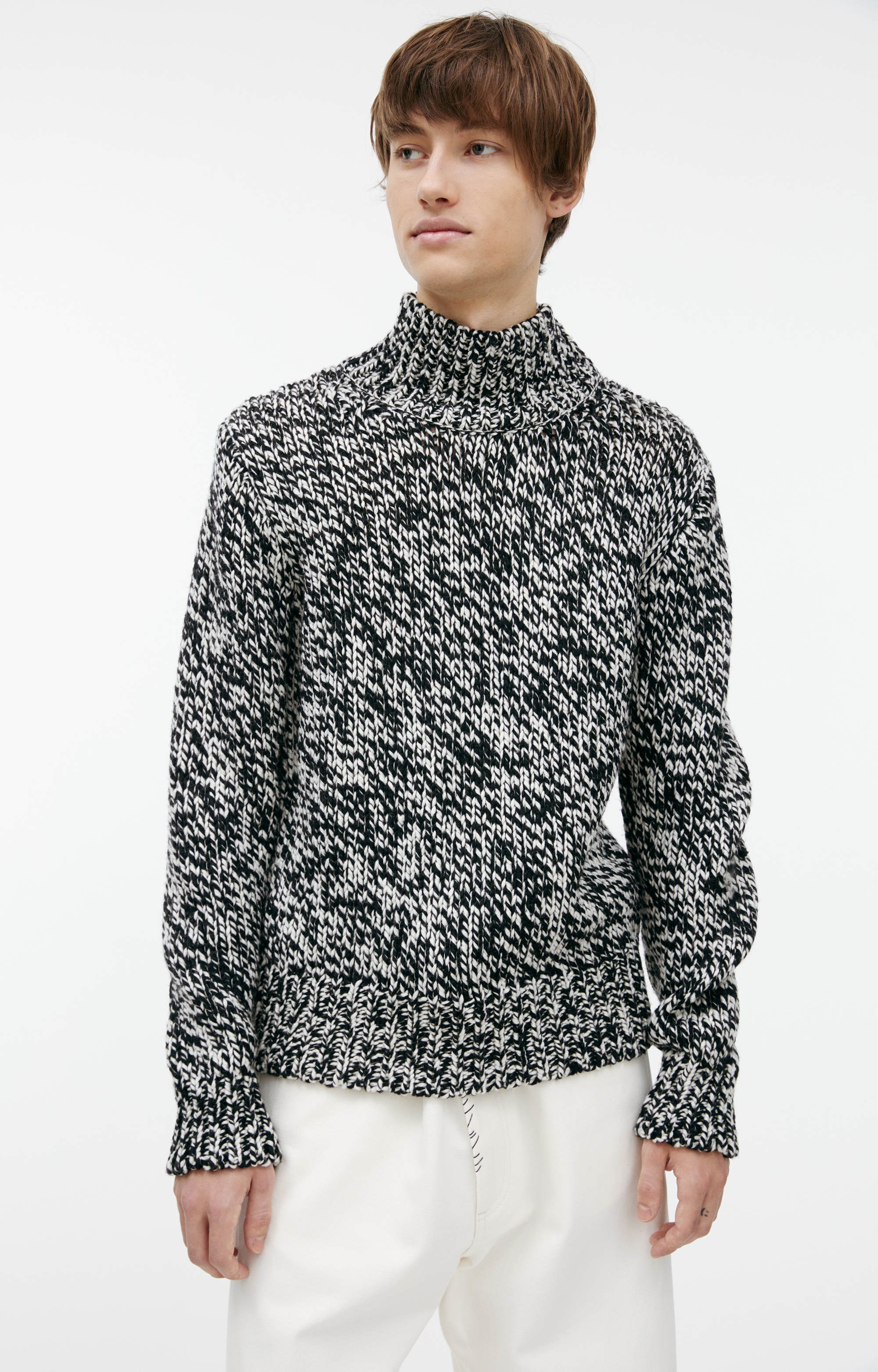 KNITTED WOOL SWEATER - 4