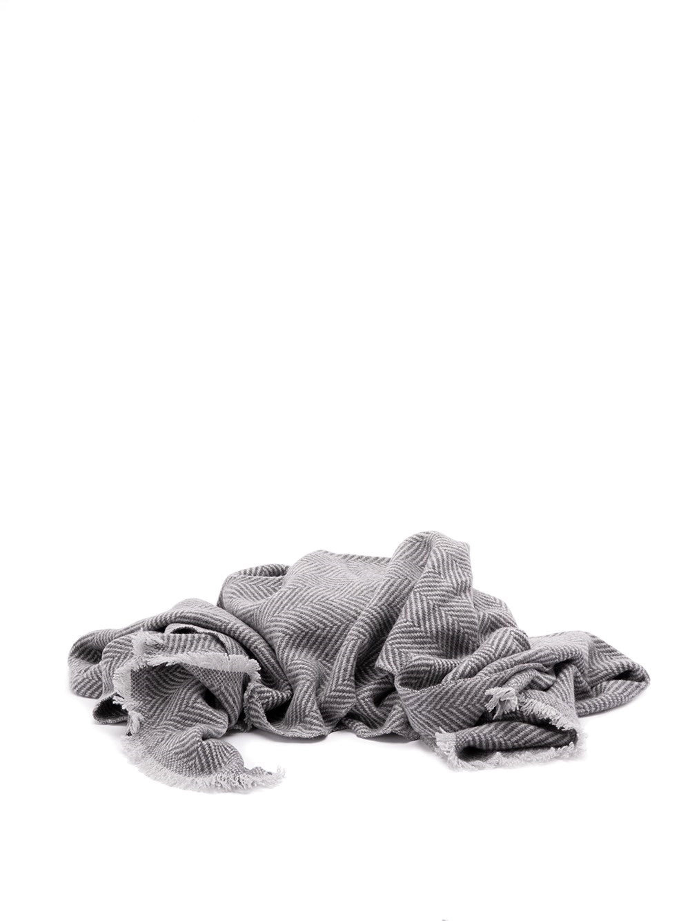 Brunello Cucinelli Men Cashmere Chevron Scarf - 1