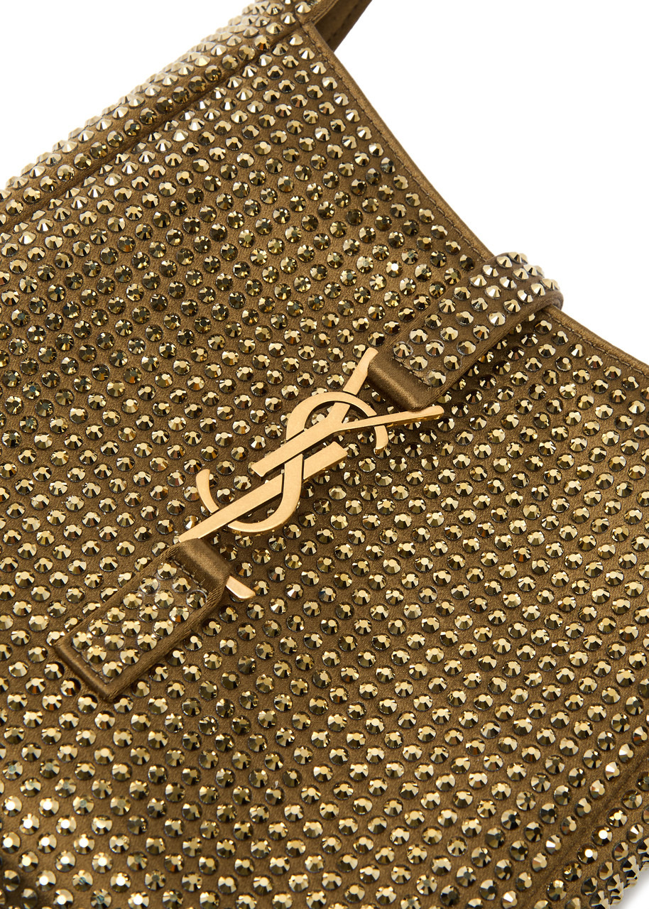 Saint Laurent Le 5 à 7 Mini Embellished Satin Shoulder bag - 3