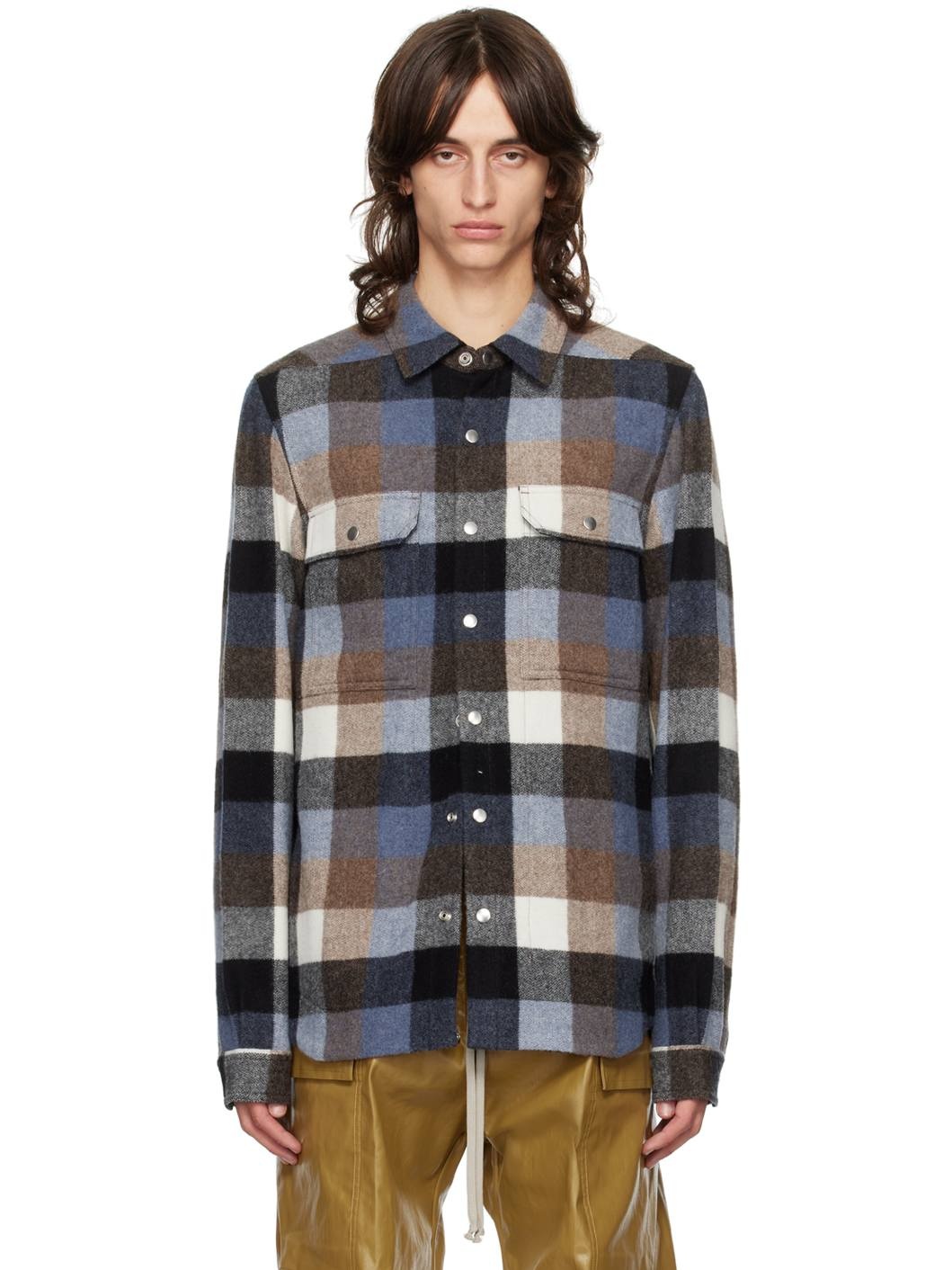Blue Porterville Check Shirt - 1