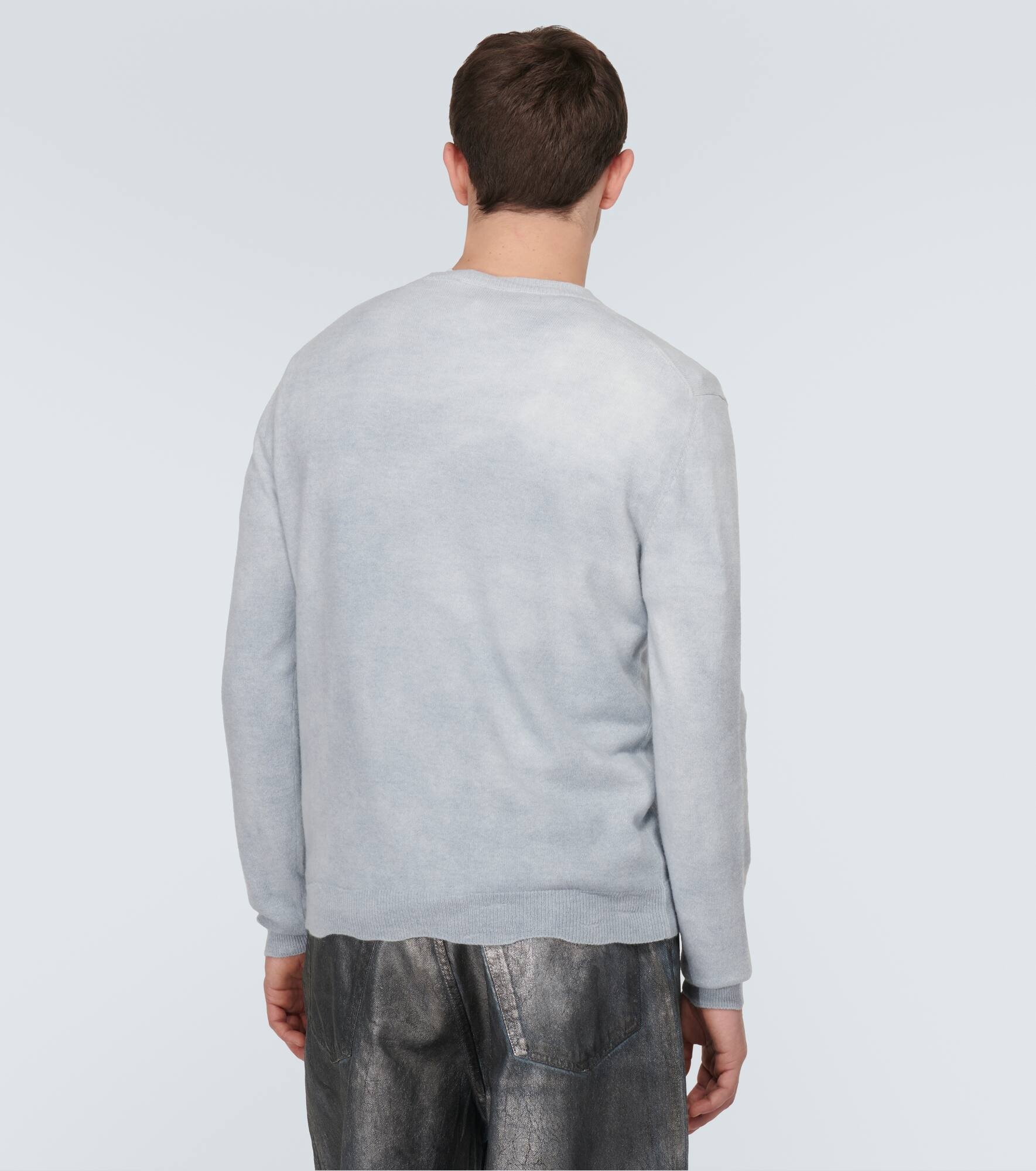 Wool and cotton-blend sweater - 4