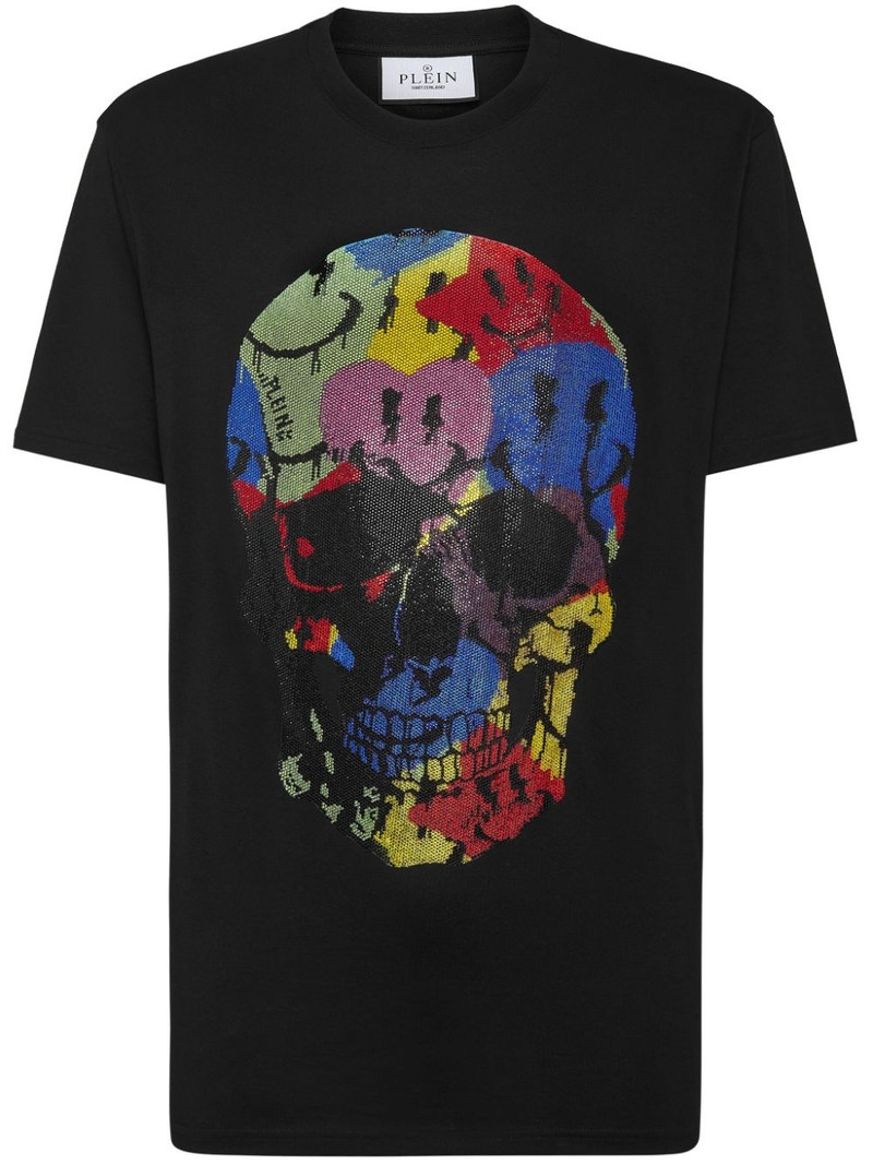 Smile-print cotton T-shirt 1