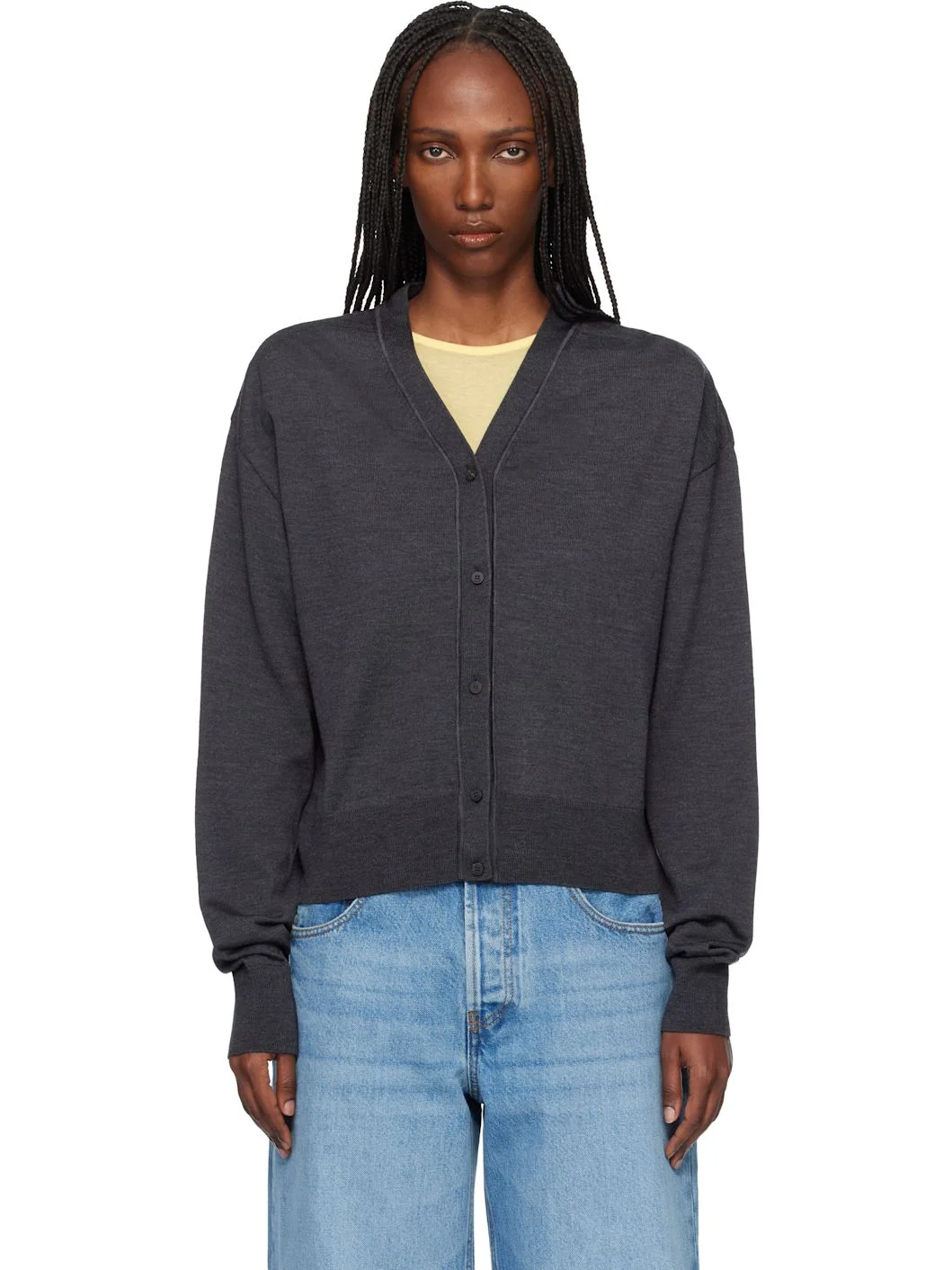 Gray 'Le Cardigan Brode' Cardigan - 1