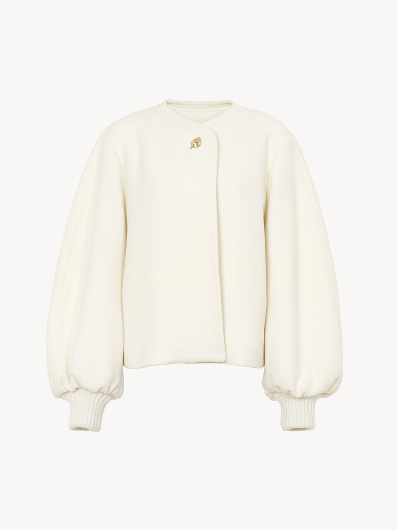 Chloé BALLOON-SLEEVE SHORT COAT outlook