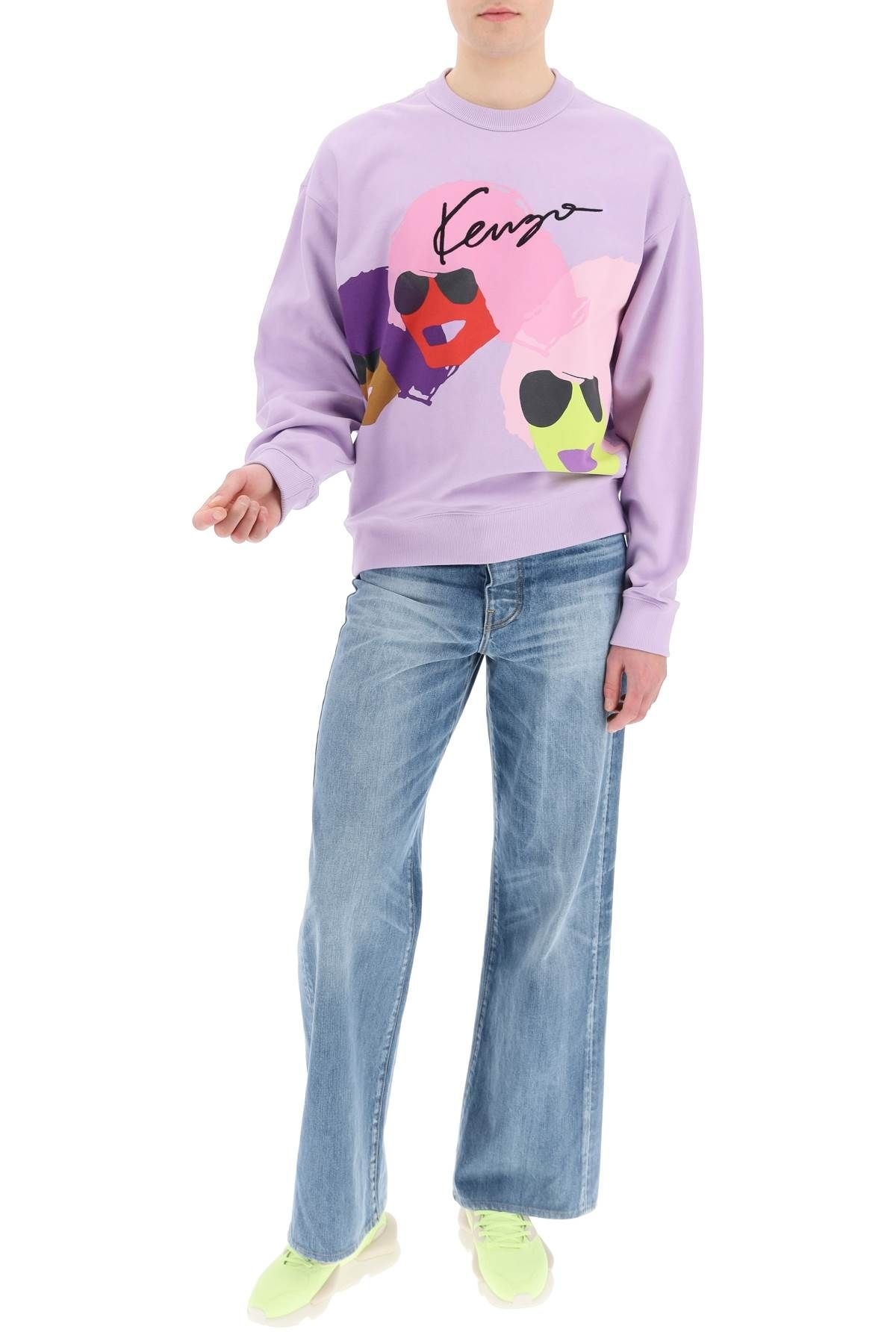 KENZO TRIBUTE OVERSIZED SWEATSHIRT - 2