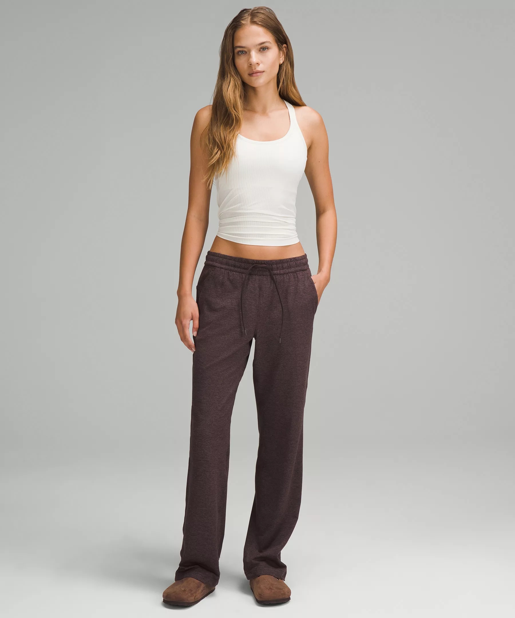 Soft Jersey Straight-Leg Mid-Rise Pant *Regular - 2