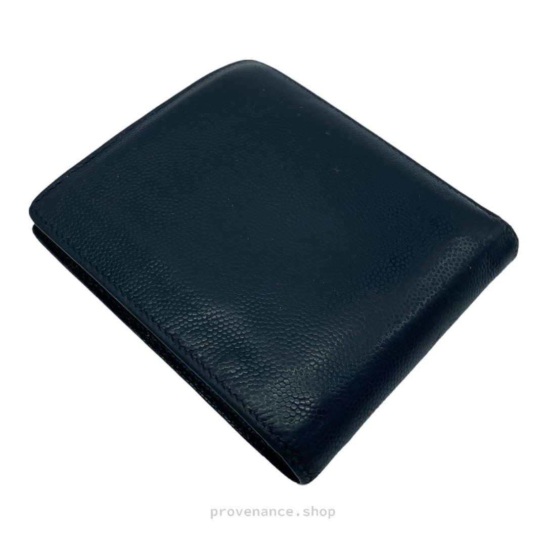 Saint Laurent Paris SLP Bifold Wallet - Navy - 4