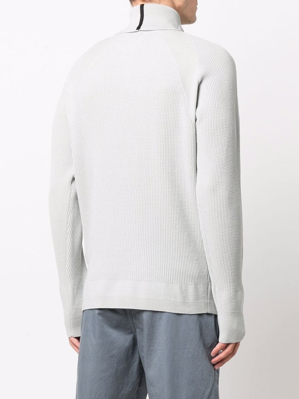 logo-patch roll-neck jumper - 4