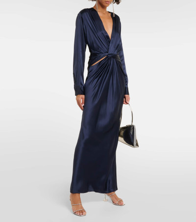 CHRISTOPHER ESBER Triquetra Twist silk maxi dress outlook