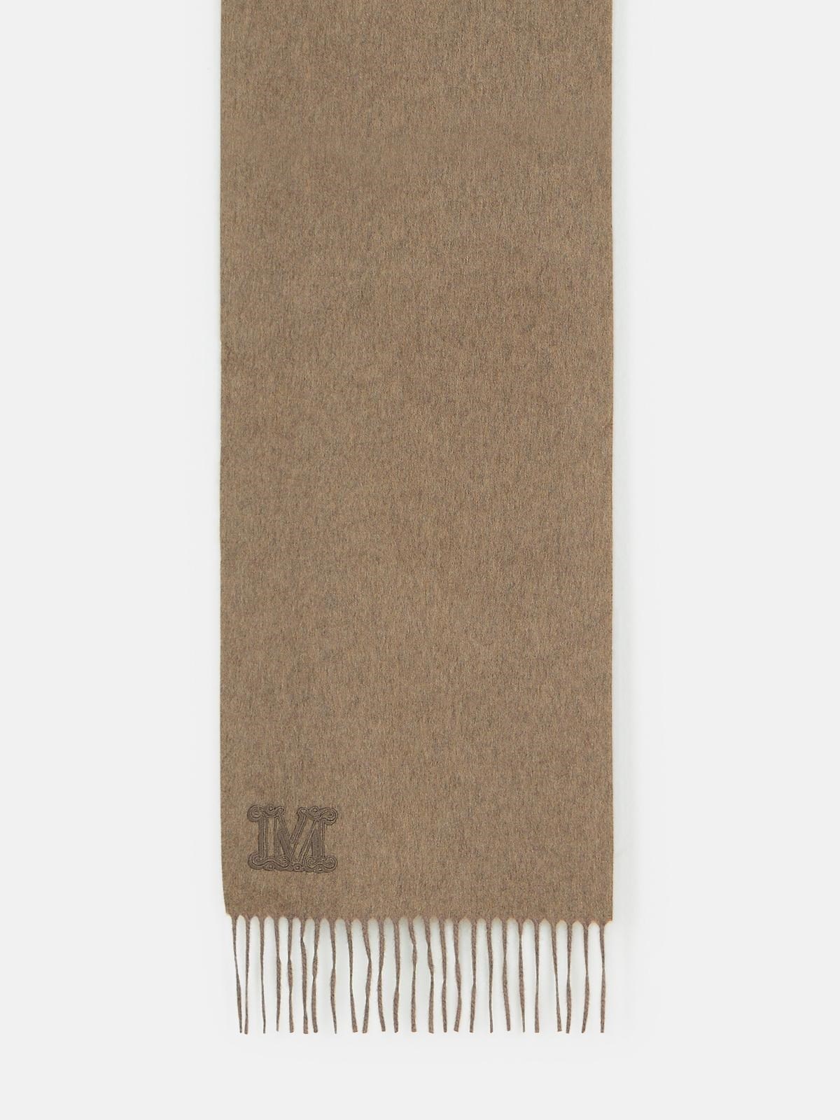 'WSDALIA' BEIGE CASHMERE SCARF - 2