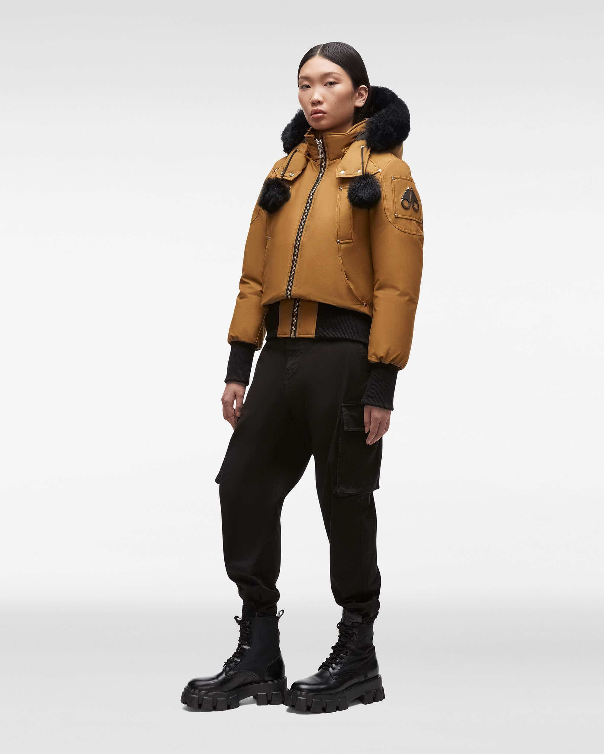 ORGINAL DEBBIE SHEARLING BOMBER JACKET - 2