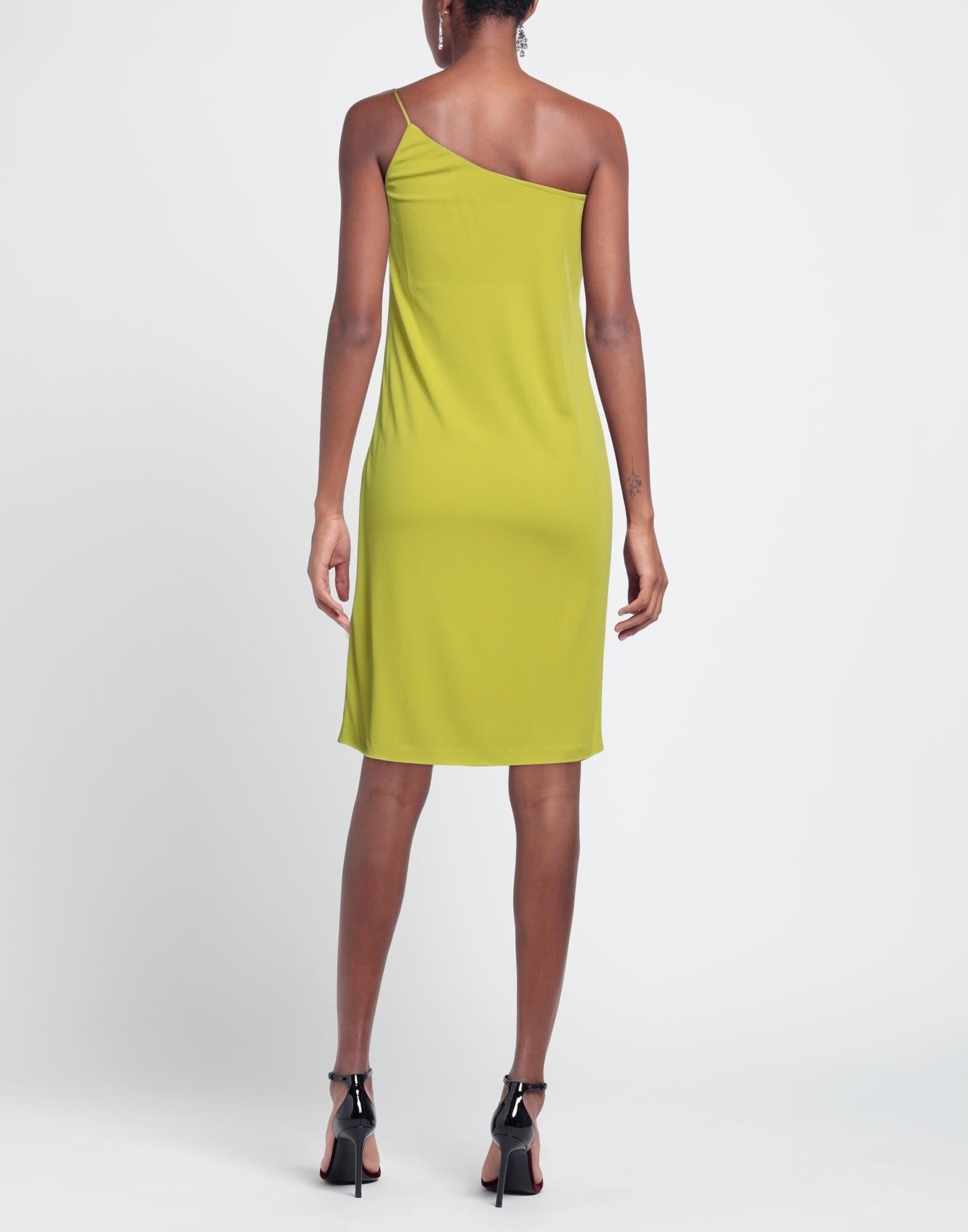 Acid green Women's Midi Dress - 4