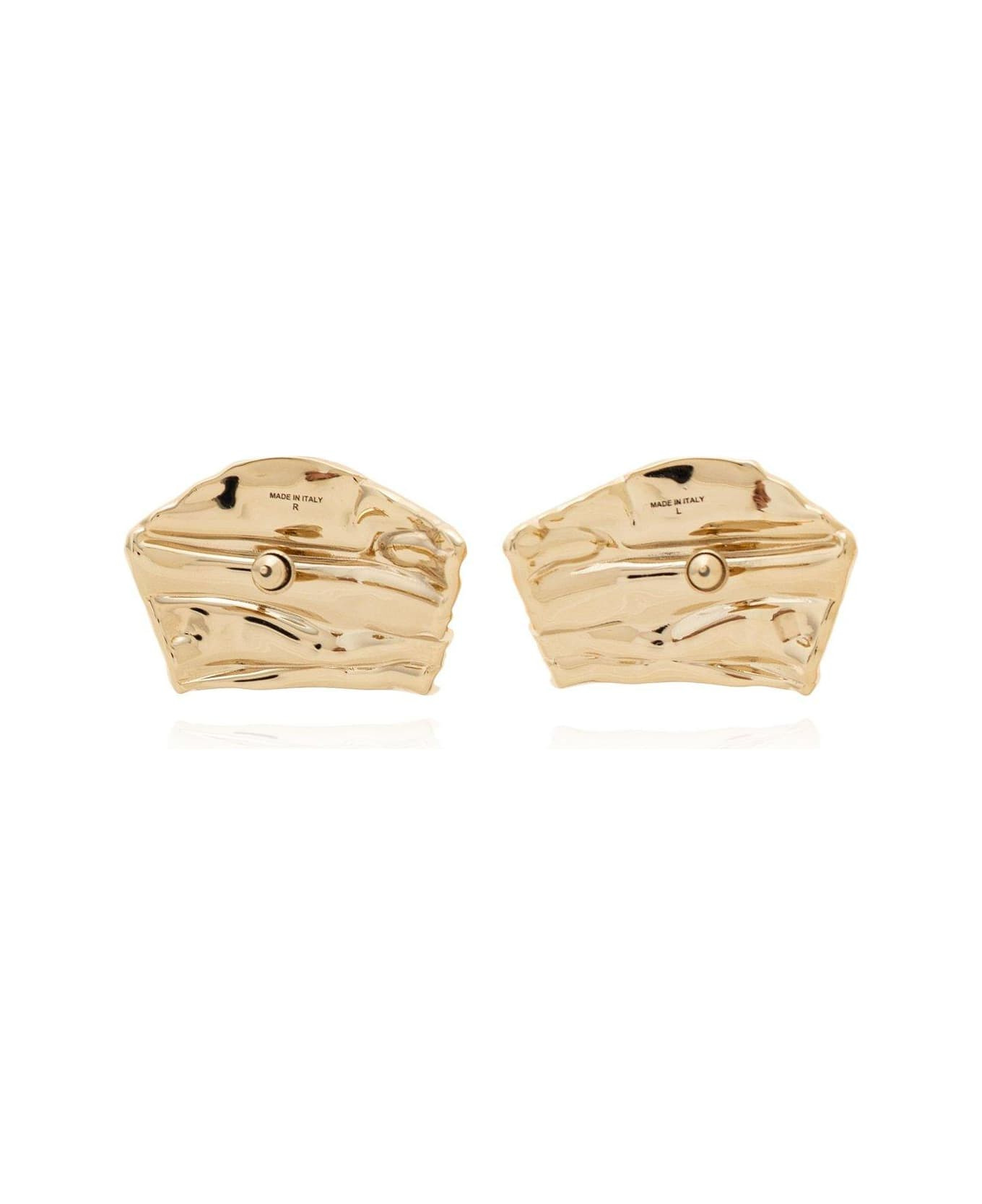 Asymmetric Draped Earrings - 2