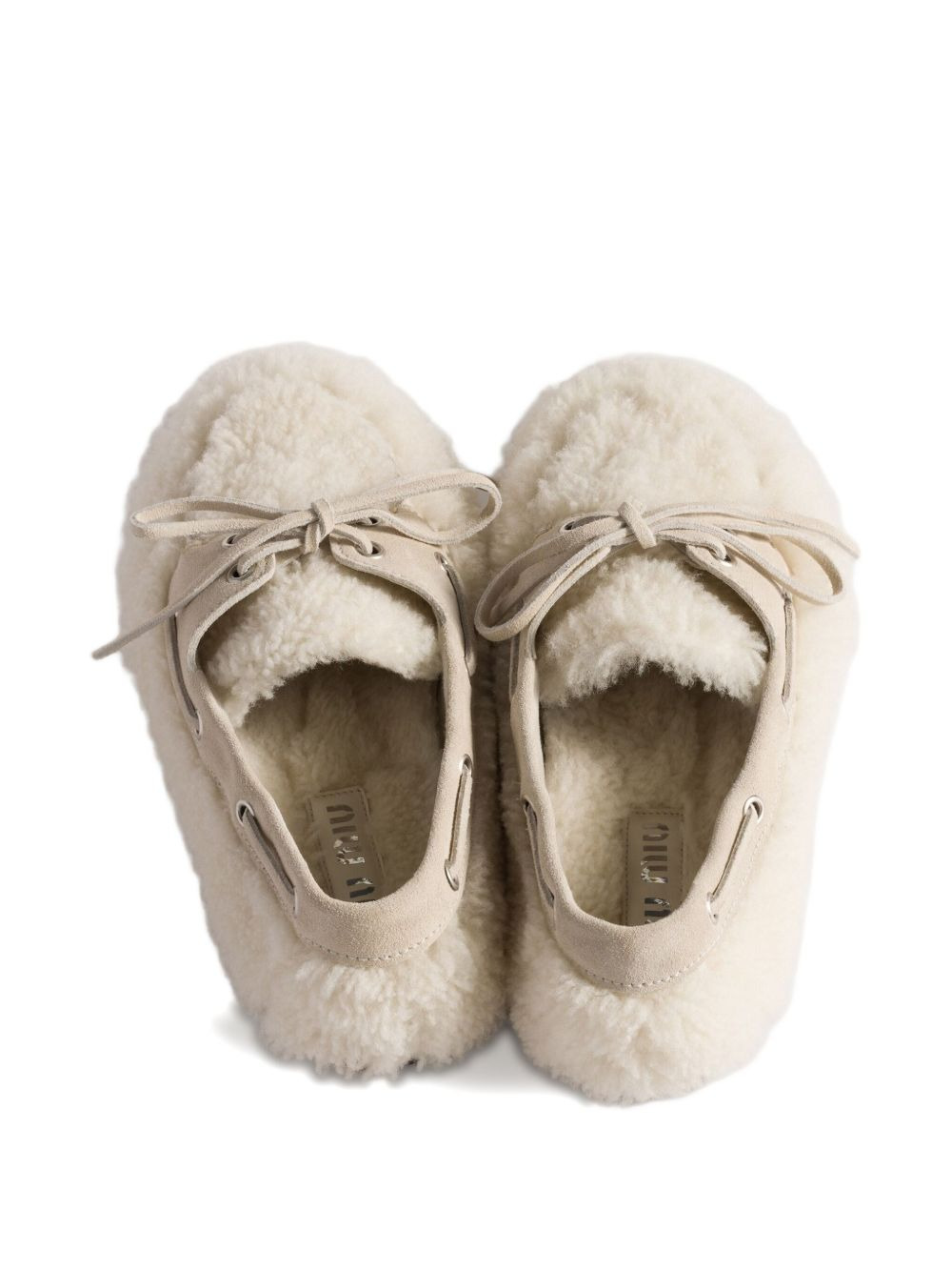 shearling loafers - 3
