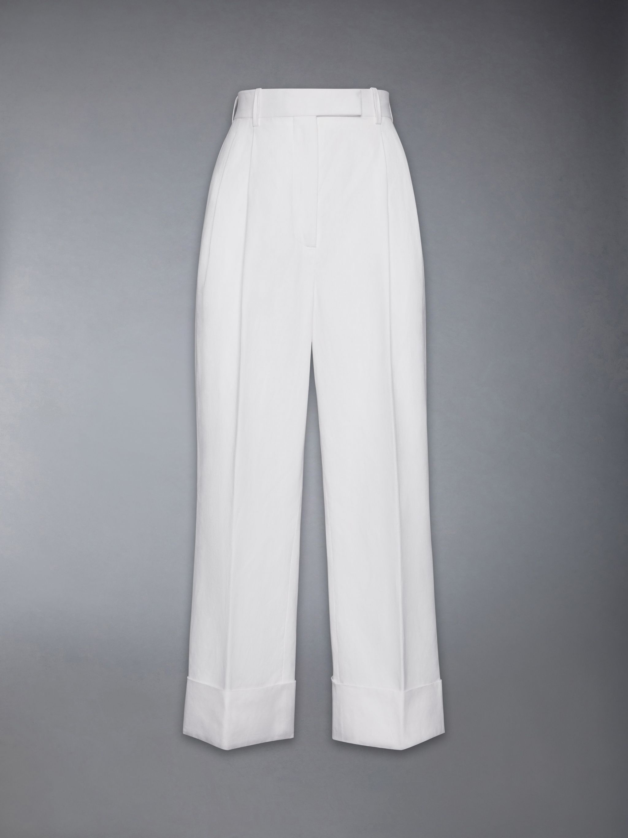 Linen Cotton High Waisted Trouser - 5