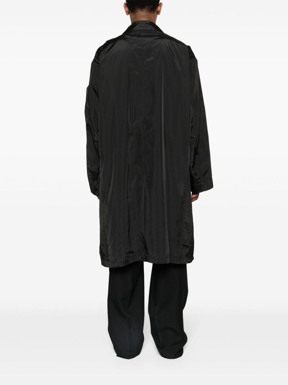 single-breasted padded coat - 5