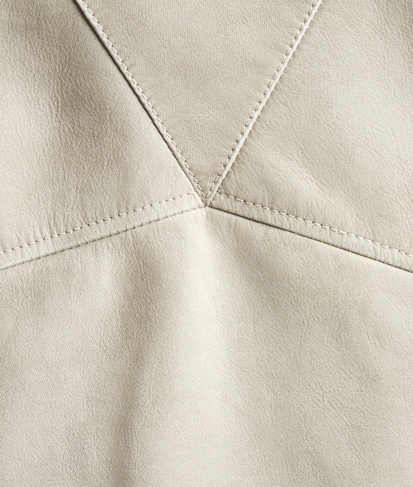 Printed Leather Chino Jacket - 6