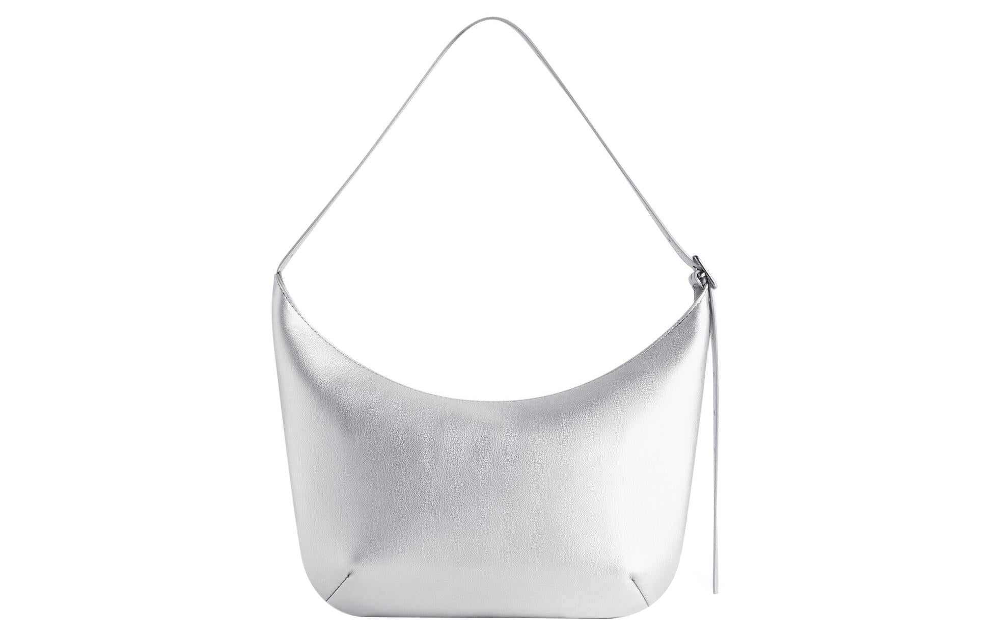 (WMNS) Balenciaga Mary-kate Sling Bag Metallized 'Silver' 7717332AAKE8110 - 4