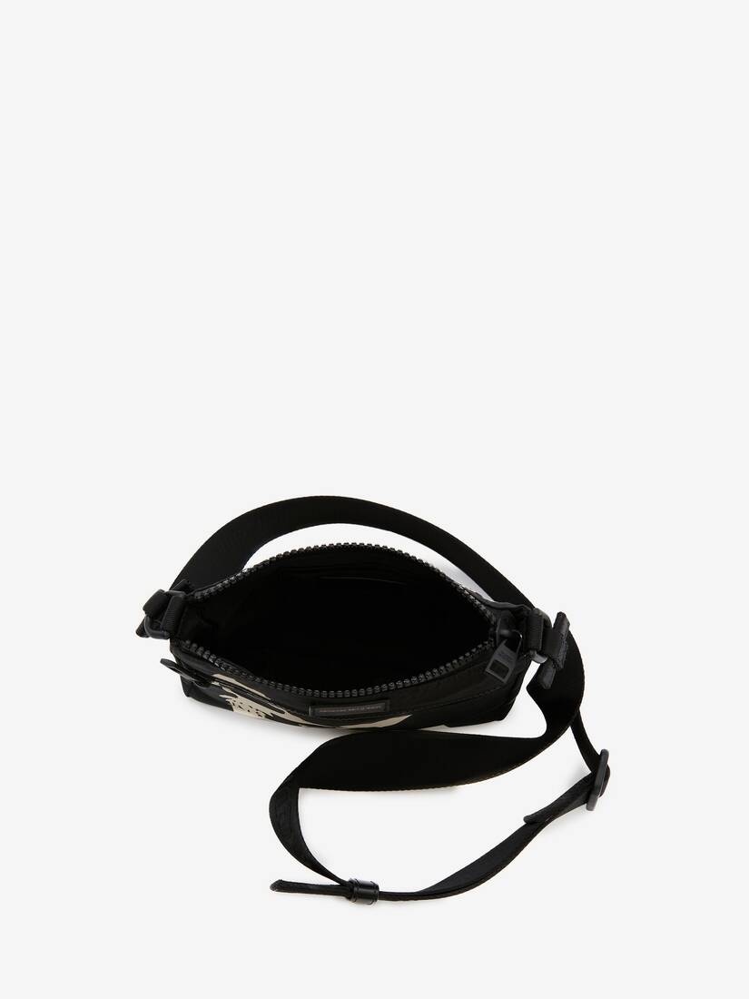 Camouflage Skull Phone Bag in Black/off White - 4