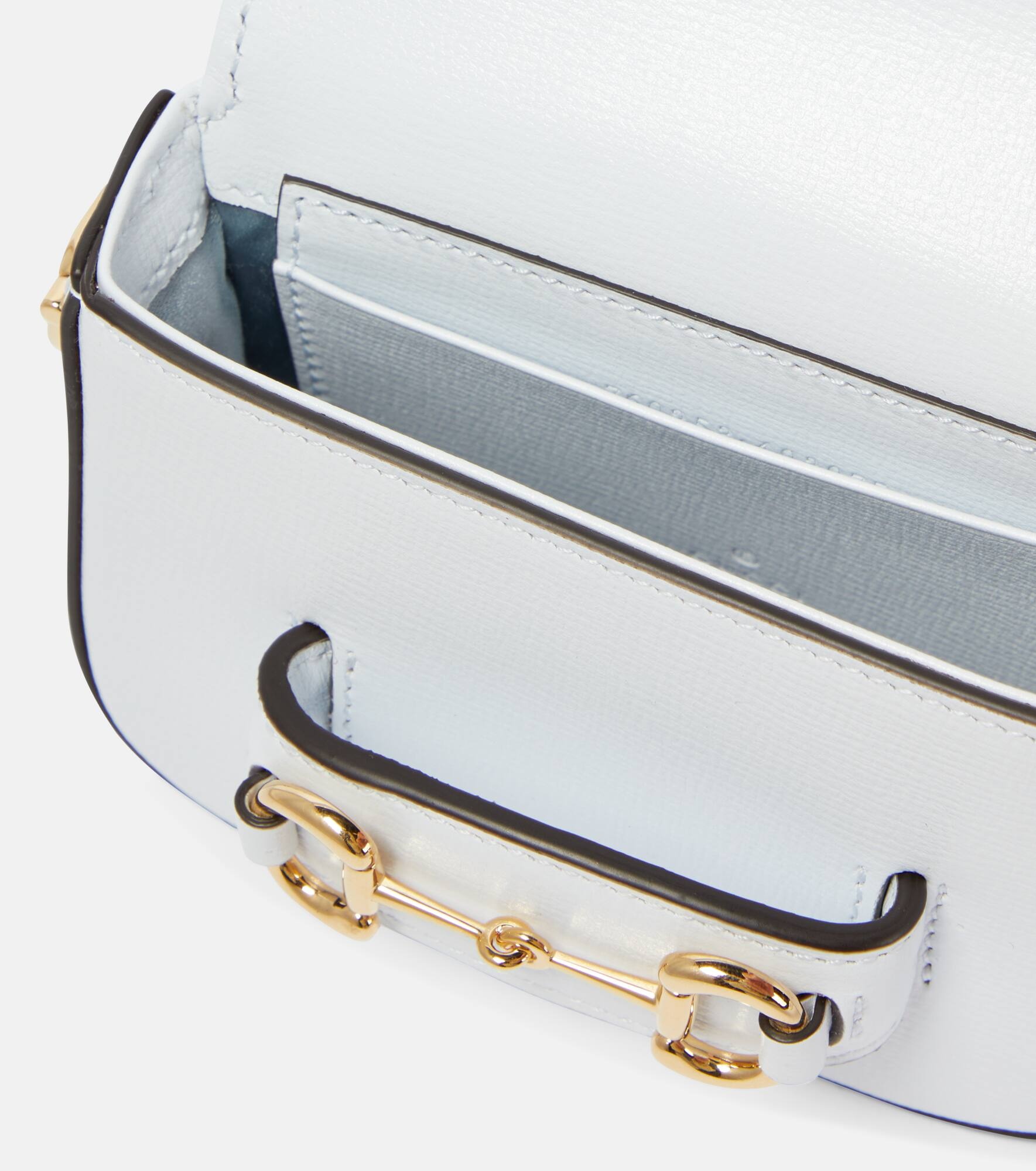Horsebit 1955 Mini leather crossbody bag - 3
