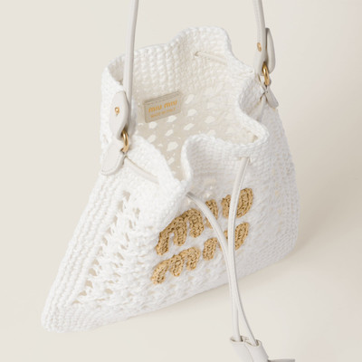 Miu Miu Woven fabric mini-bag outlook