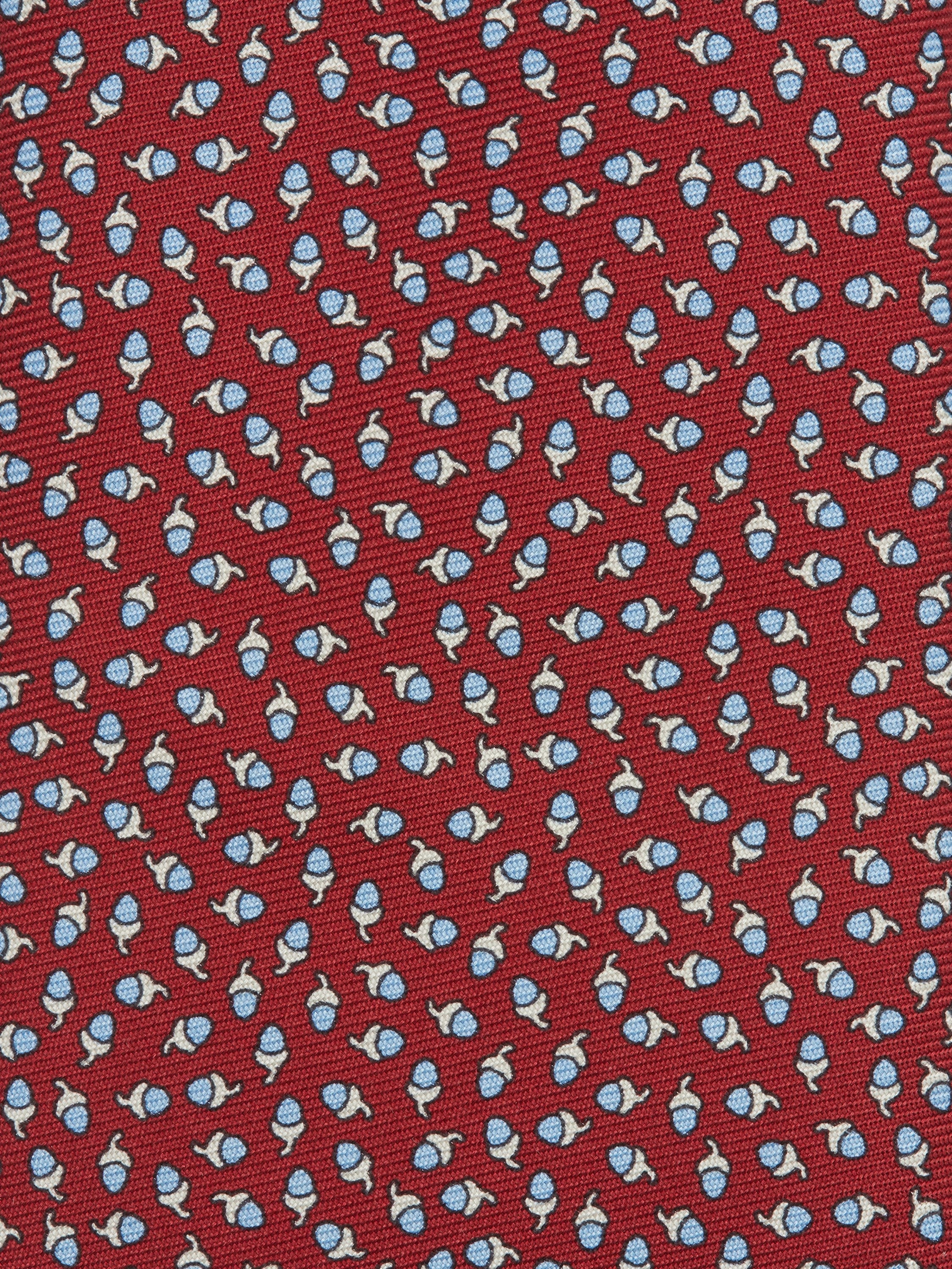 RED SILK TIE - 2