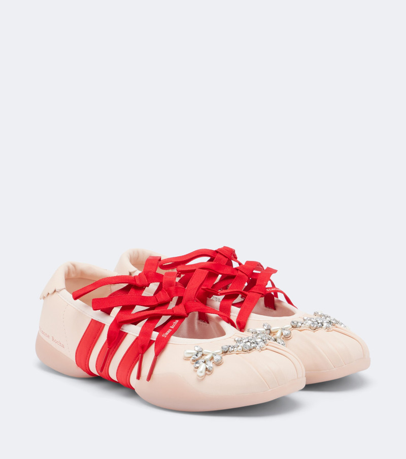 x Simone Rocha Taekwondo leather Mary Jane flats 1