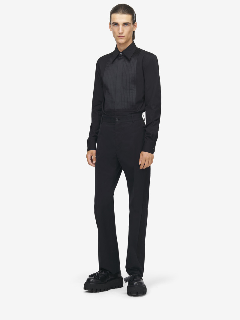 Straight Leg Tailored Trousers 3