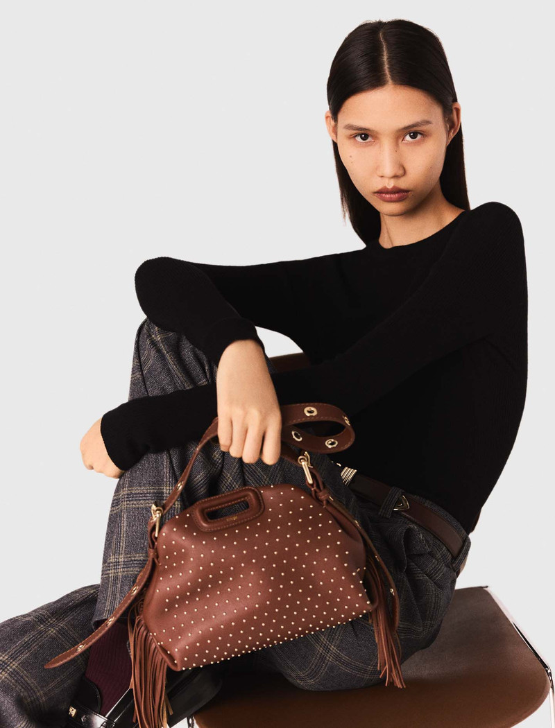 Miss M mini leather studded bag 7
