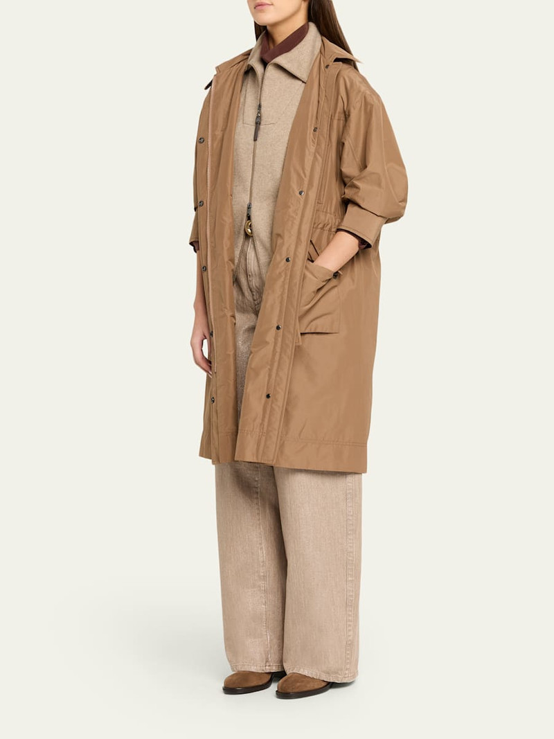Hooded Water-Resistant Jacket 4