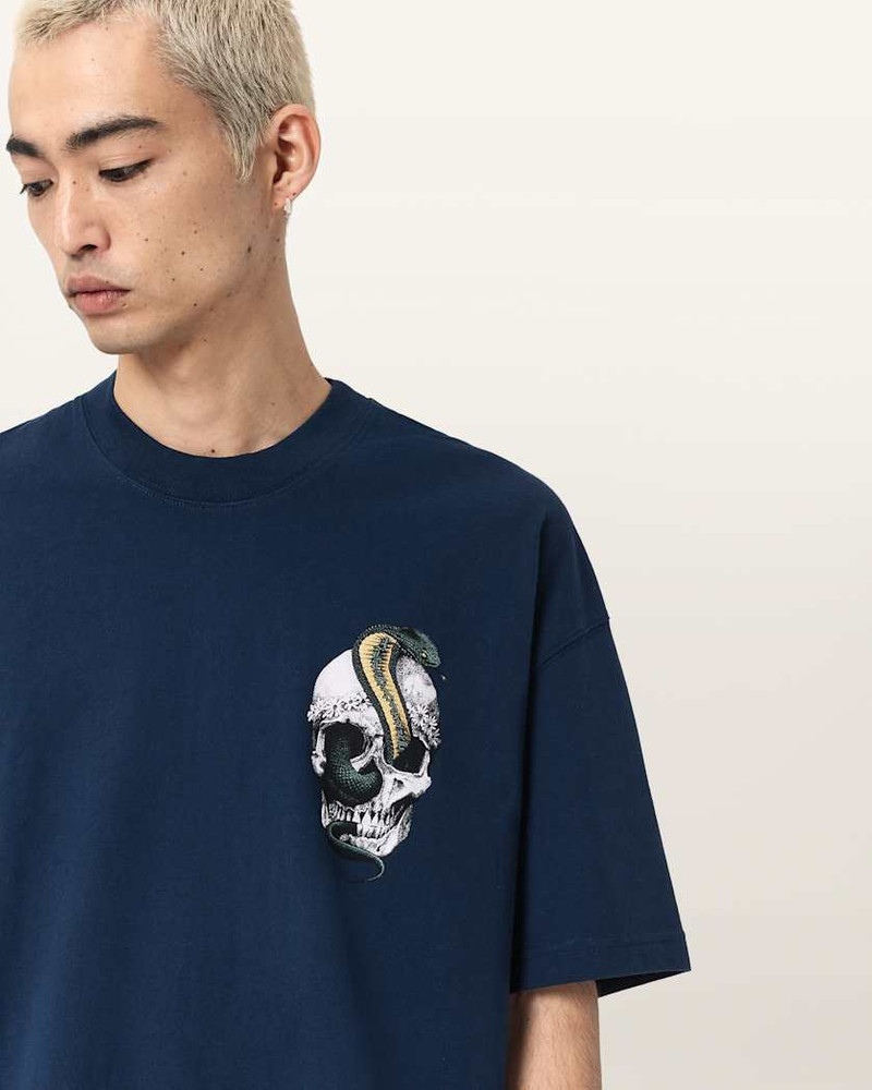 SNAKEHEAD OVERSIZED GRAPHIC T-SHIRT 6
