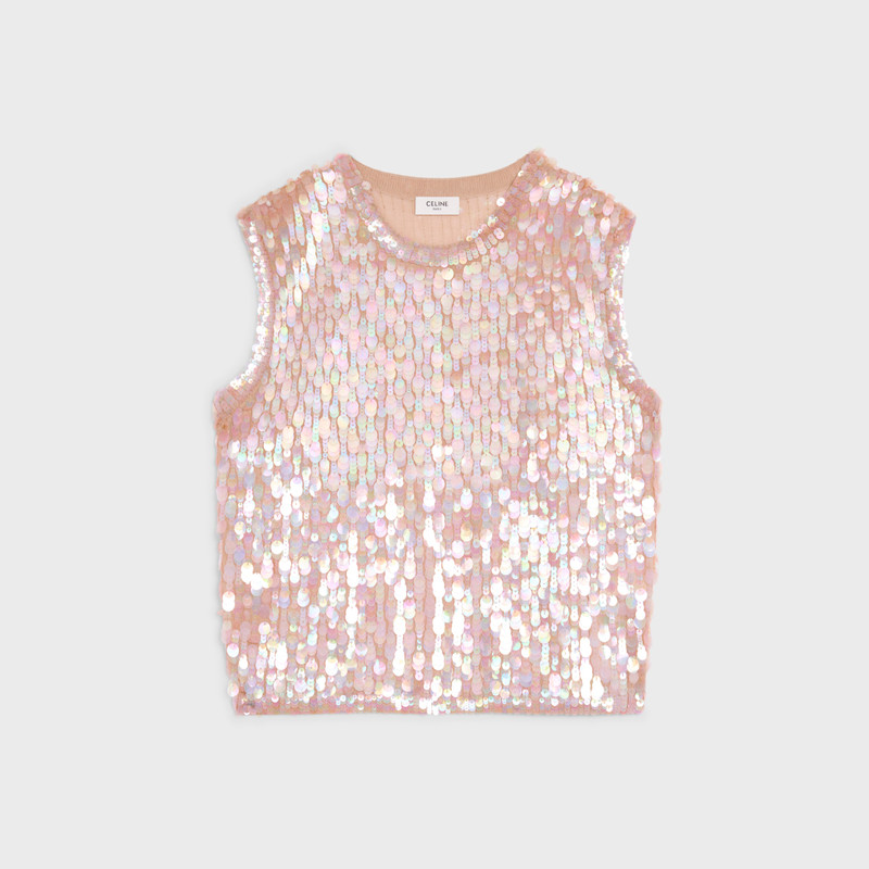 sleeveless top in silk 1