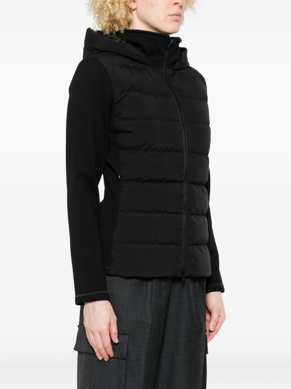 quilted hooded jacket - 3