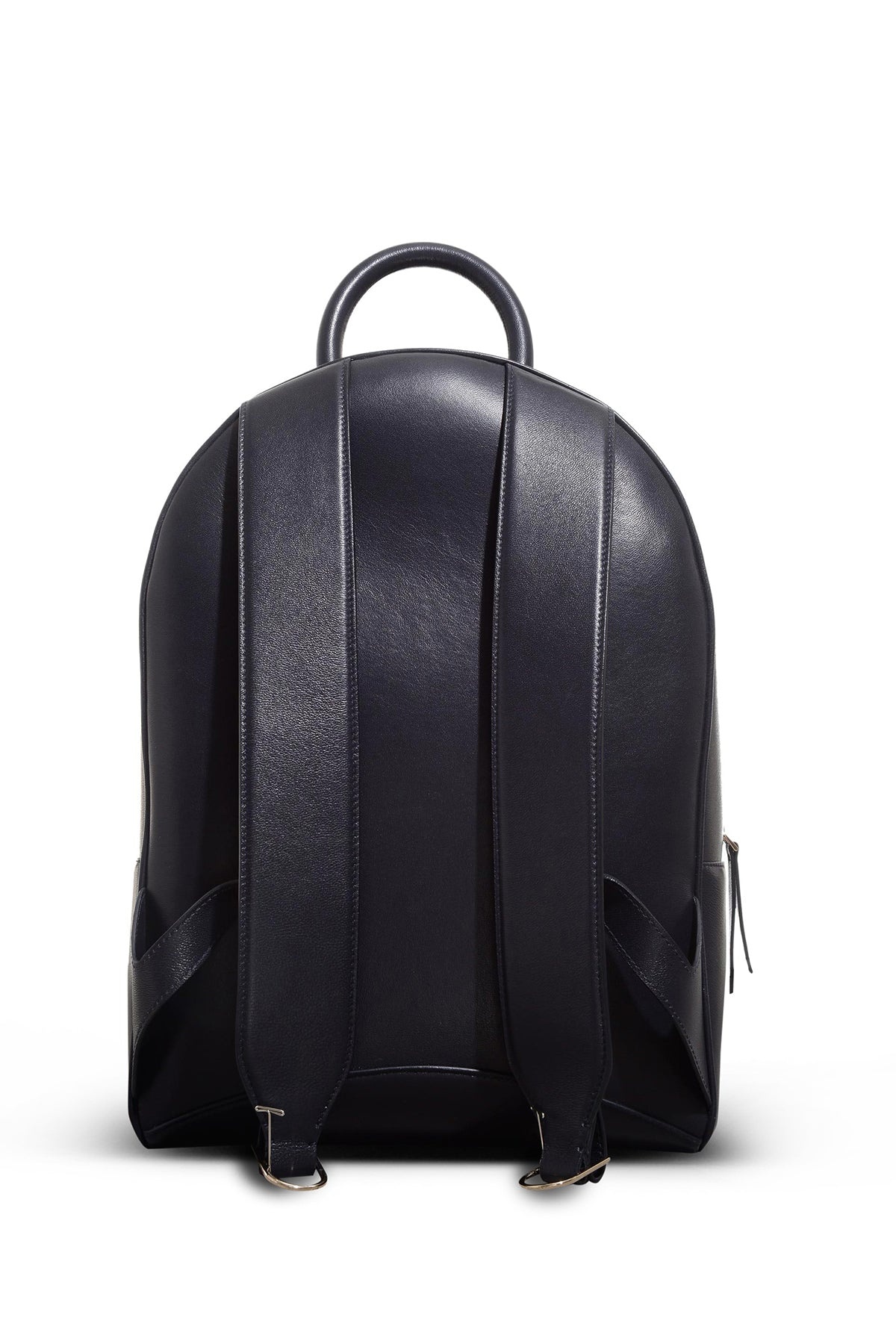 Billie Backpack in Navy Nappa Leather - 3