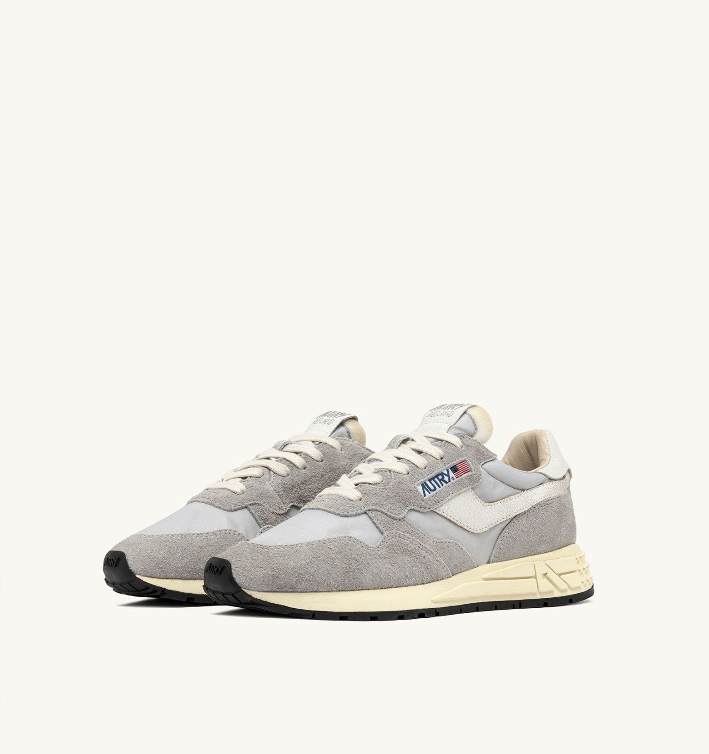 REELWIND LOW SNEAKERS IN VAPOR NYLON AND SUEDE - 2
