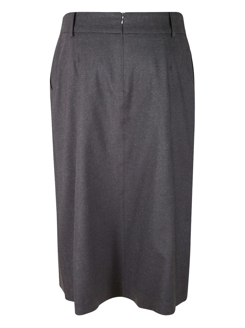 Herno pleated midi skirt outlook