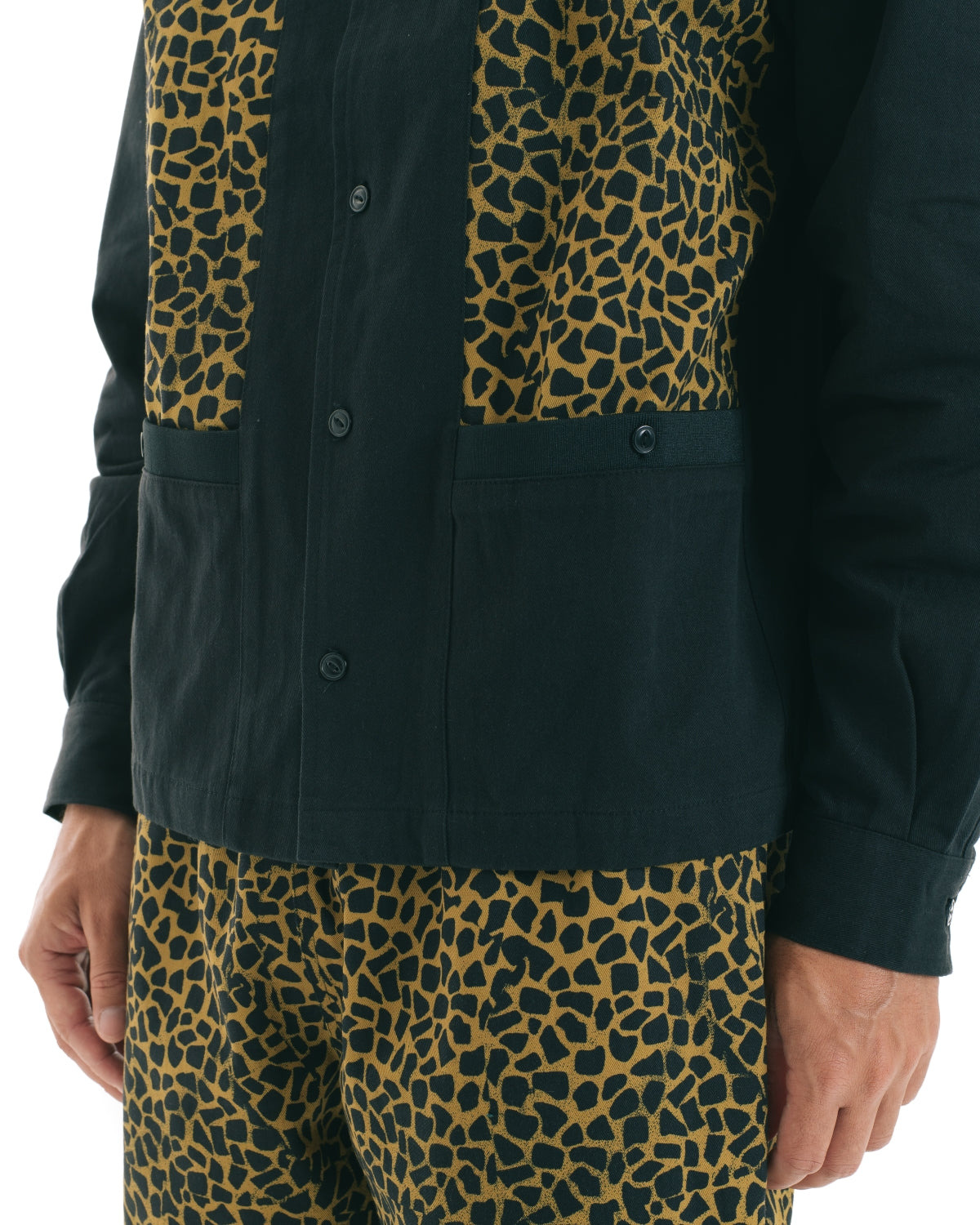 Cheetah Cabana Shirt - Leopard / Black - 8
