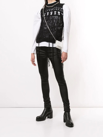 Ann Demeulemeester knitted sleeveless vest top outlook