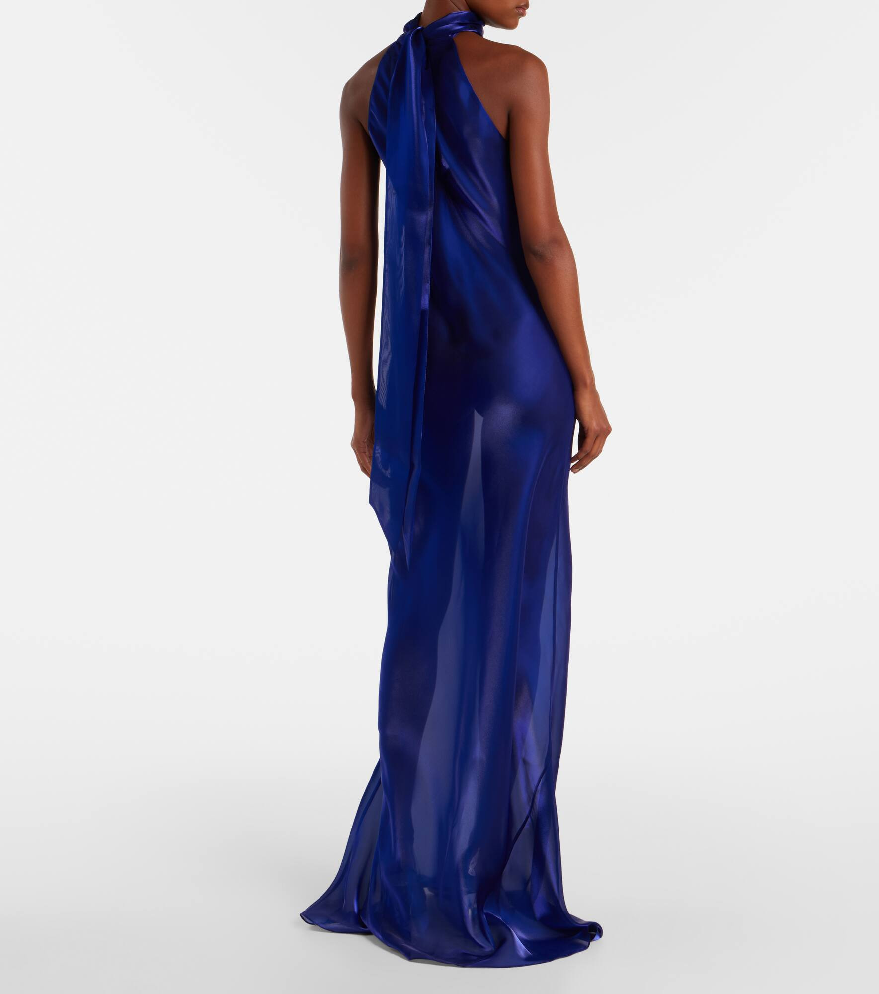 Sienna semi-sheer organza gown - 3