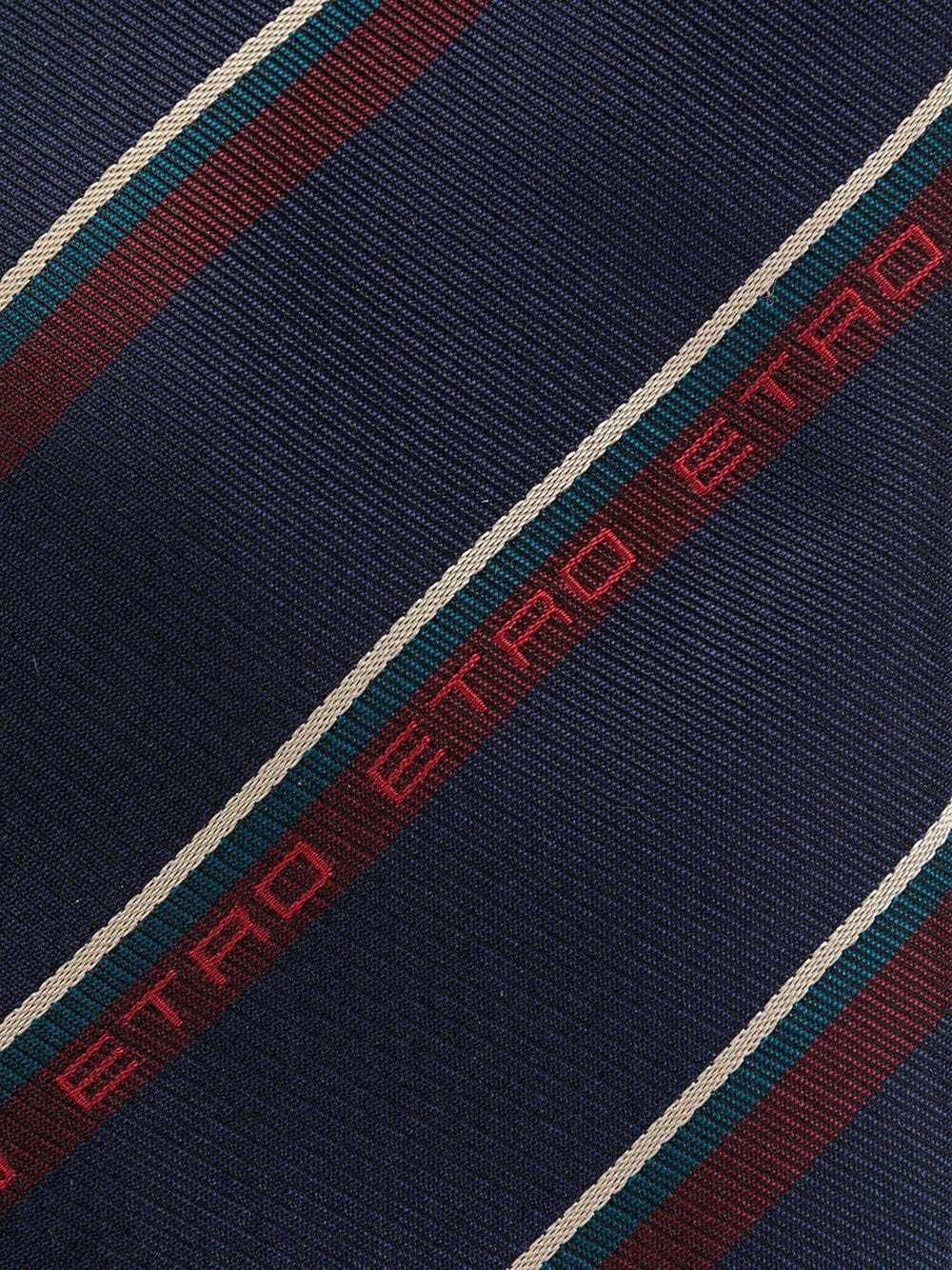 striped silk tie - 2