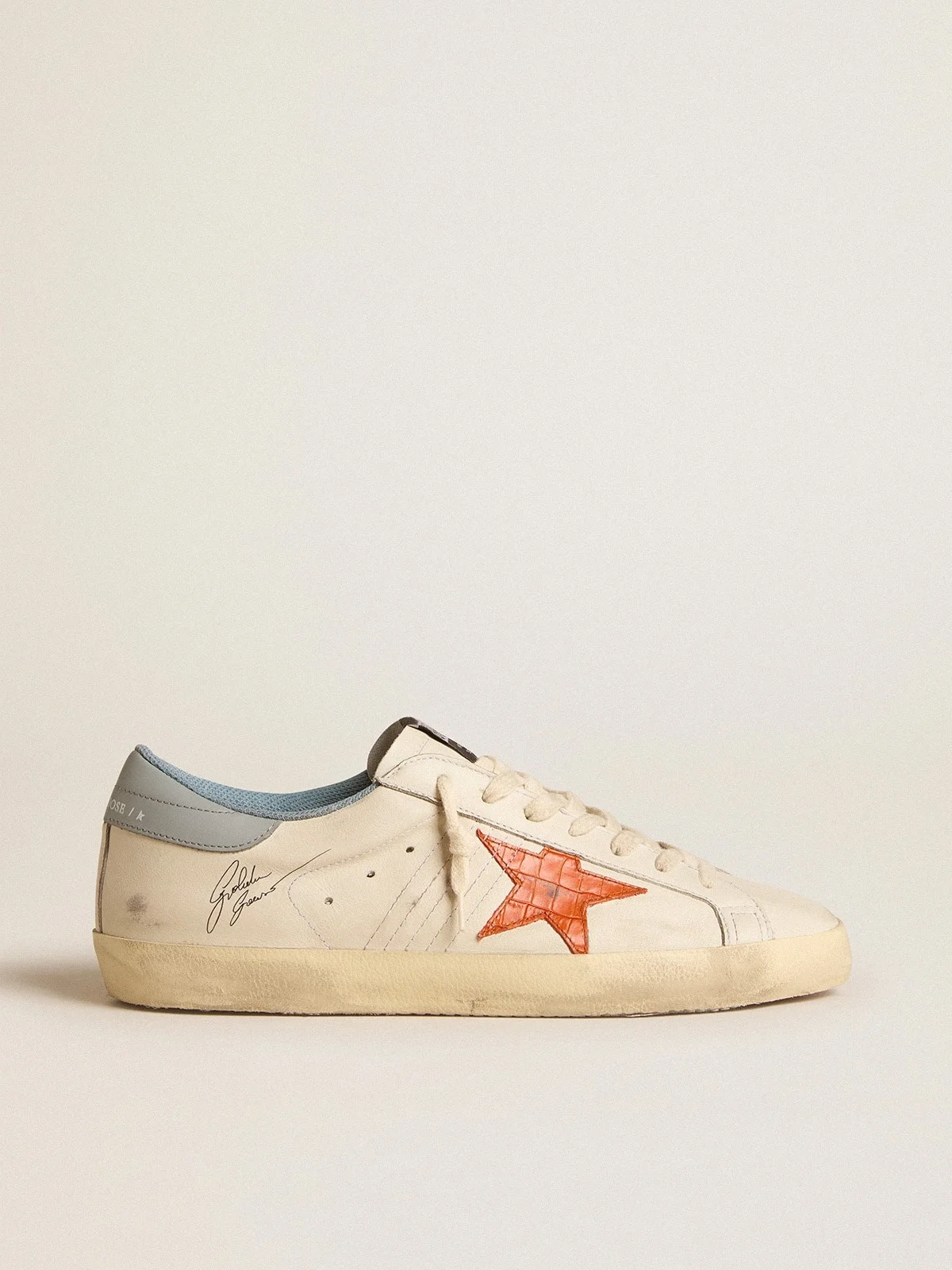 Super-Star with crocodile-print star and silver-blue heel tab - 1