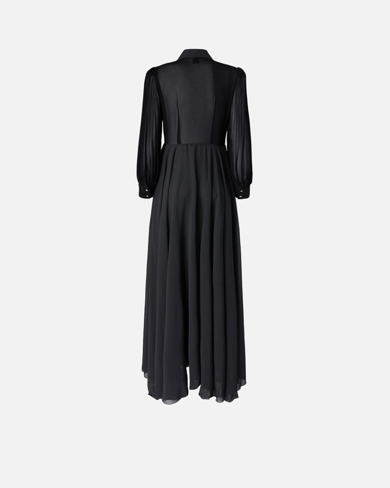 LONG SHIRT DRESS WITH TRANSPARENT BACK 6