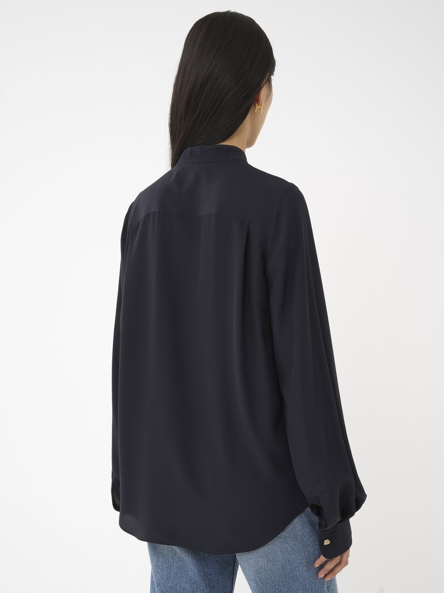 EMBELLISHED OFFICER BLOUSE - 5