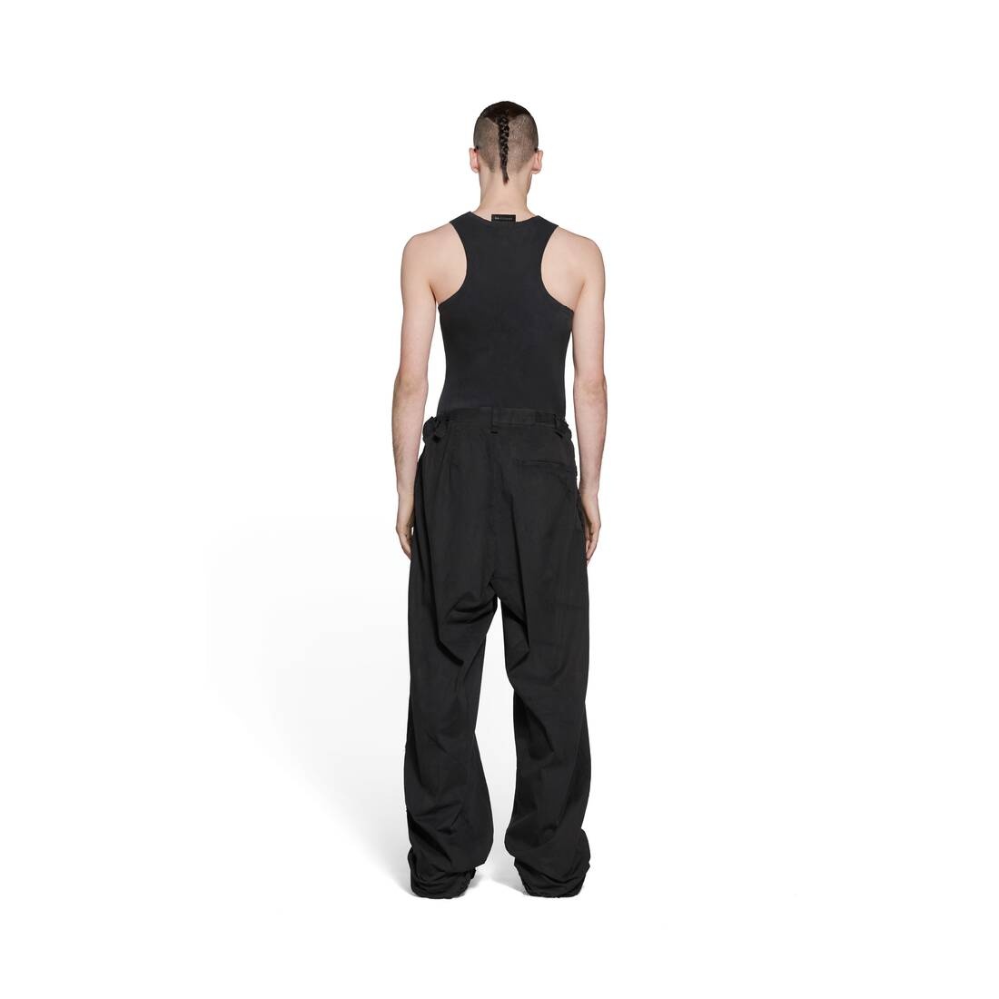 Goth Tailored Pants in Black - 4