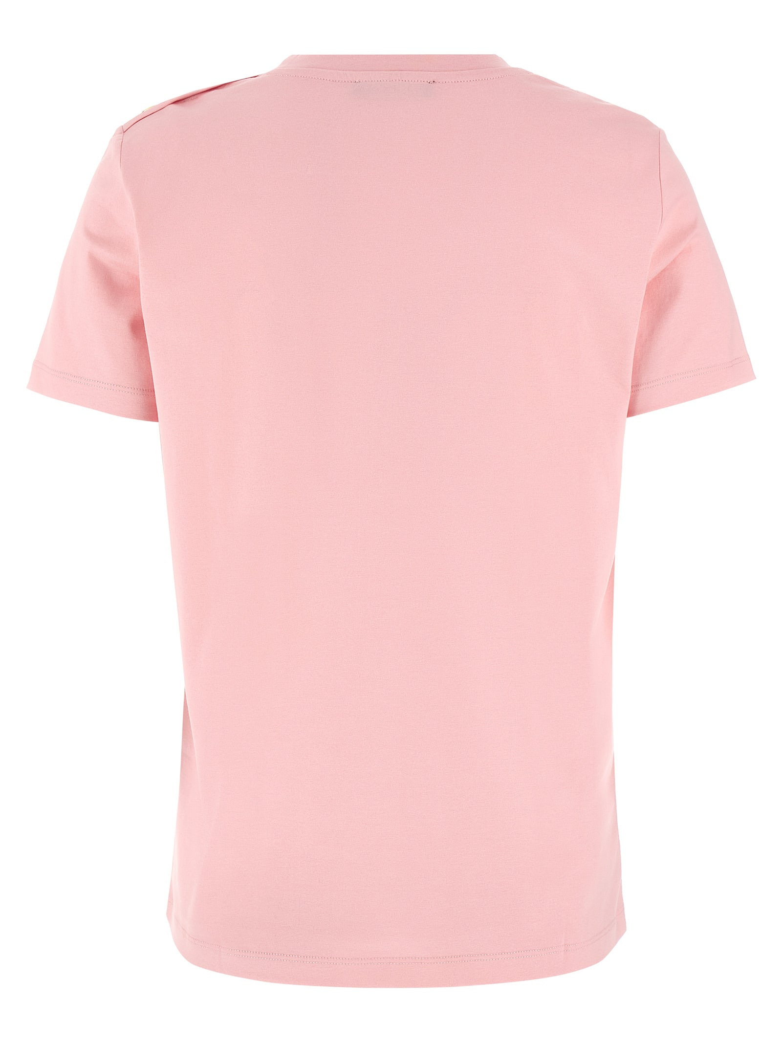Balmain Women Gold Button T-Shirt - 2